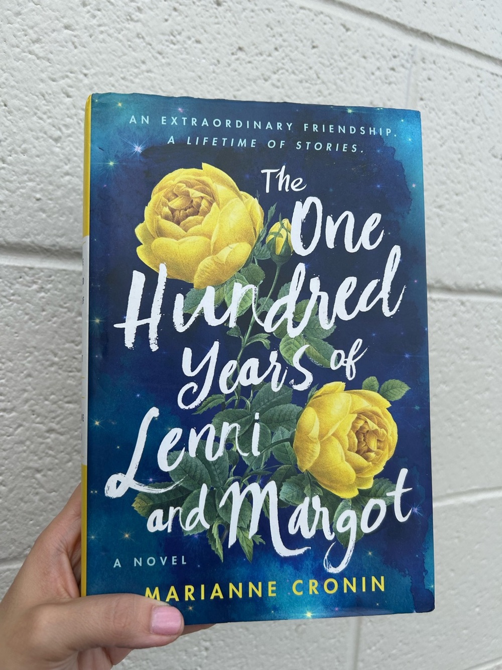 The One Hundred Years of Lenni and Margot Hardcover Book - Blue & Yellow
